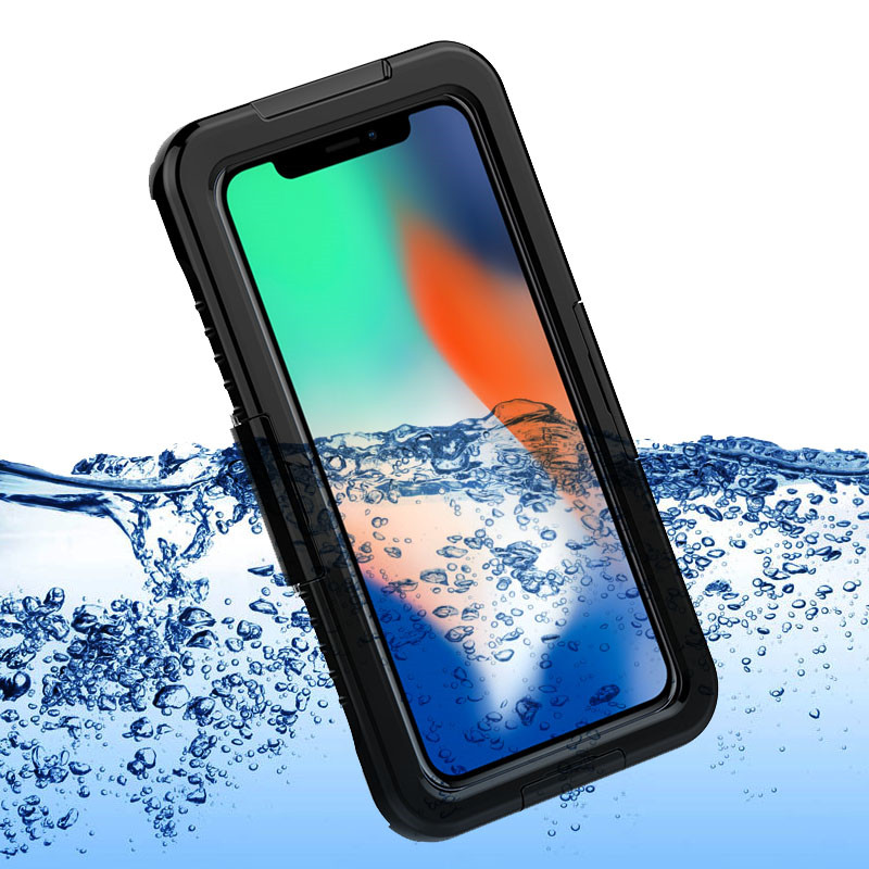 Ốp lưng chống nước Apple iphone XS Max để bơi (Đen)